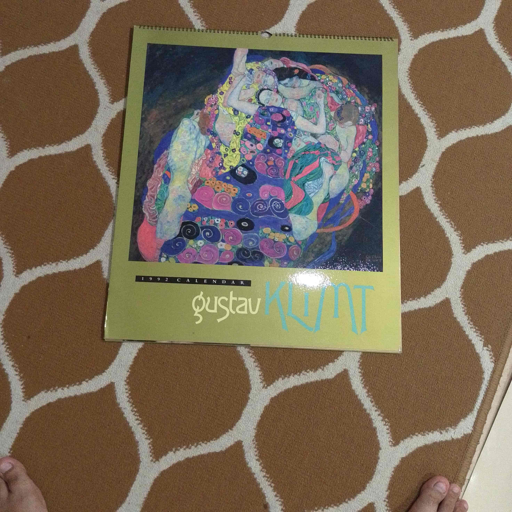 Gustav Klimt 1992 Calendar Art Import - Kalender Seni cocok untuk kenangan memori hadiah sejarah hid
