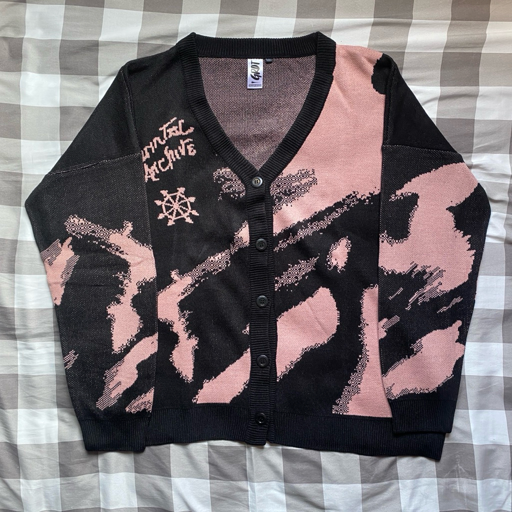 GRDT experimental knit cardigan