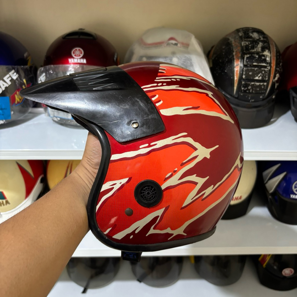 HELM LAWAS, JADUL, KLASIK SUZUKI TS ORIGINAL