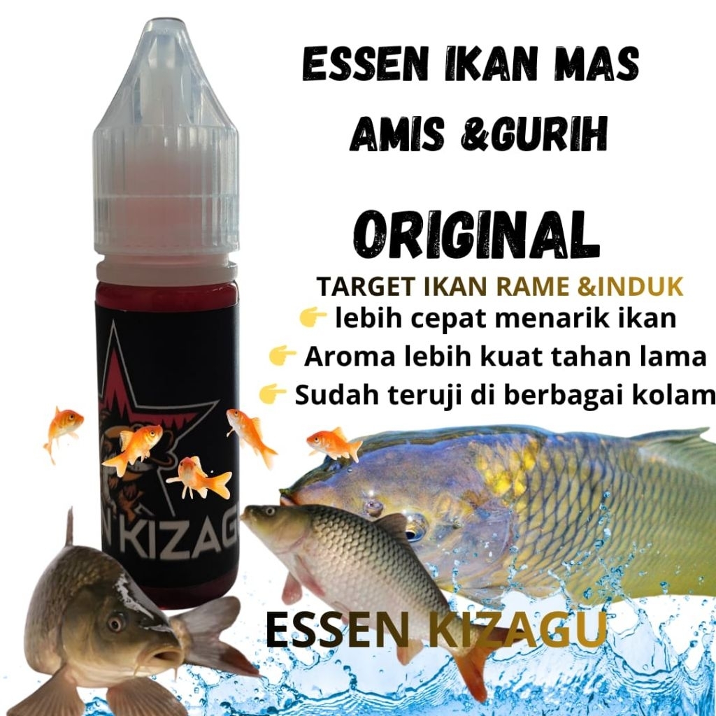 Essen ikan mas amis gurih original. Essen aroma amis gurih 15,ml original