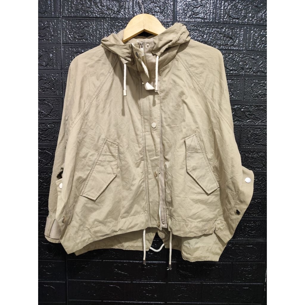 parka jacket oversize zara