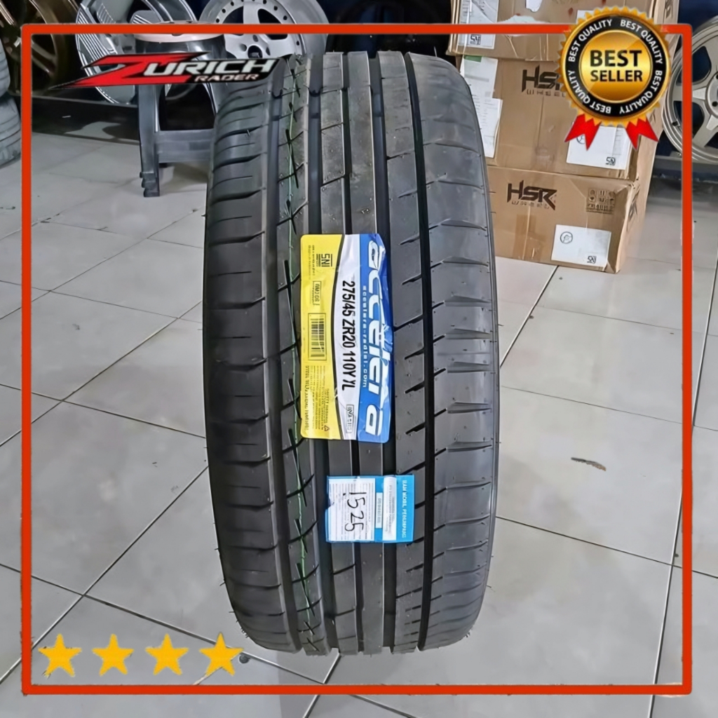 Ban Mobil 275 45 R20 Merek Accelera Iota St68 Ukuran 275/45 R20 Tubles