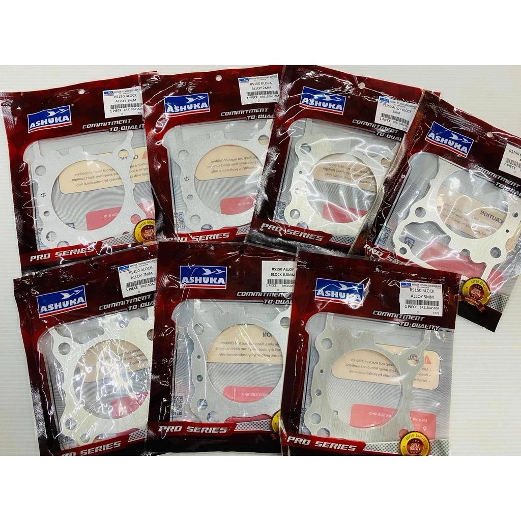 Packing blok alumunium stroke up 11,12,13mm honda supra gtr,sonic 150,cbr 150 ashuka.