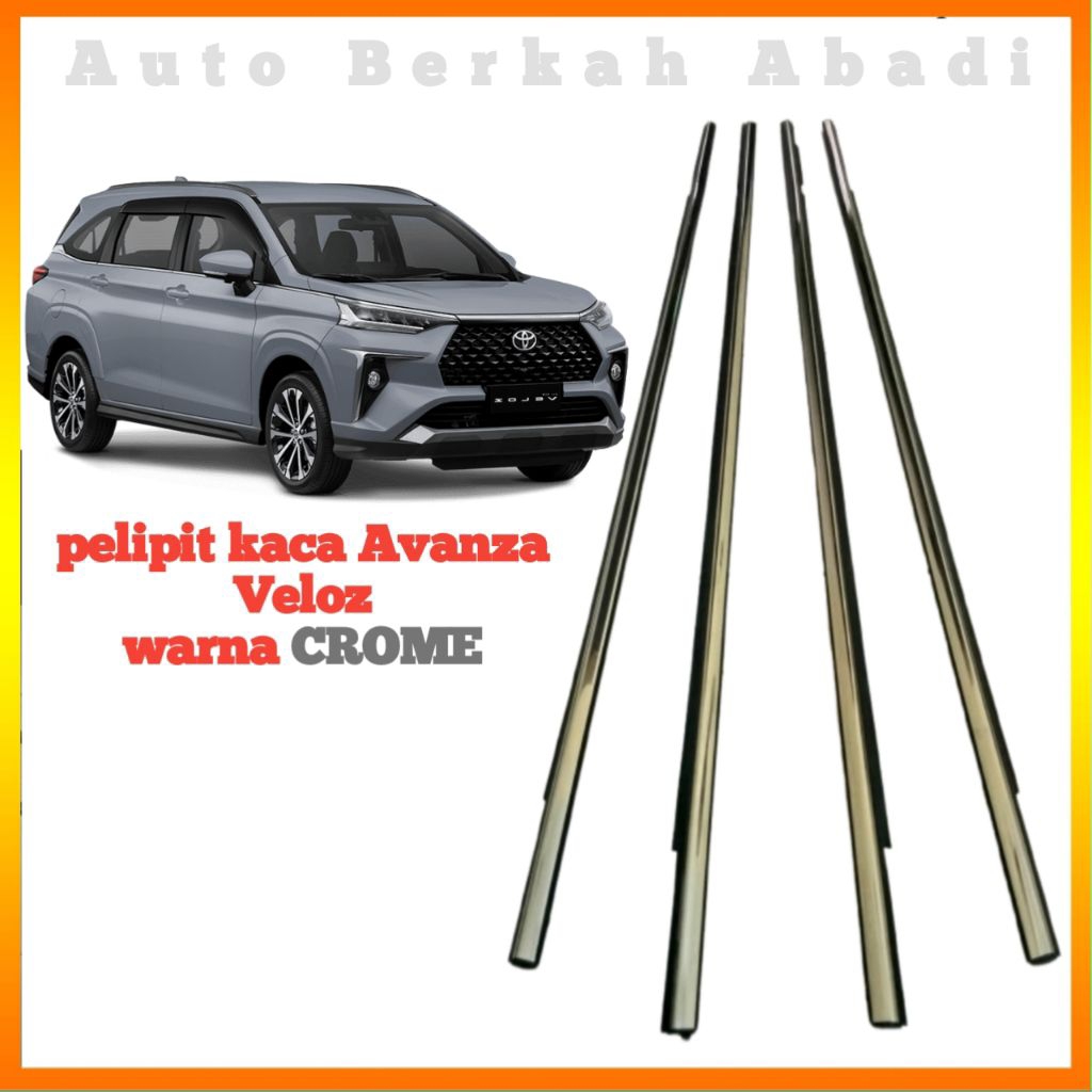 pelipit kaca samping avanza veloz baru original/List kaca luar AVANZA VELOZ CROME