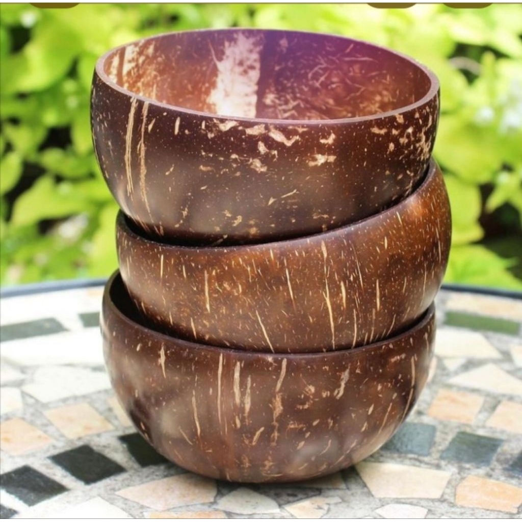 mangkok batok kelapa natural mangkuk batok kelapa