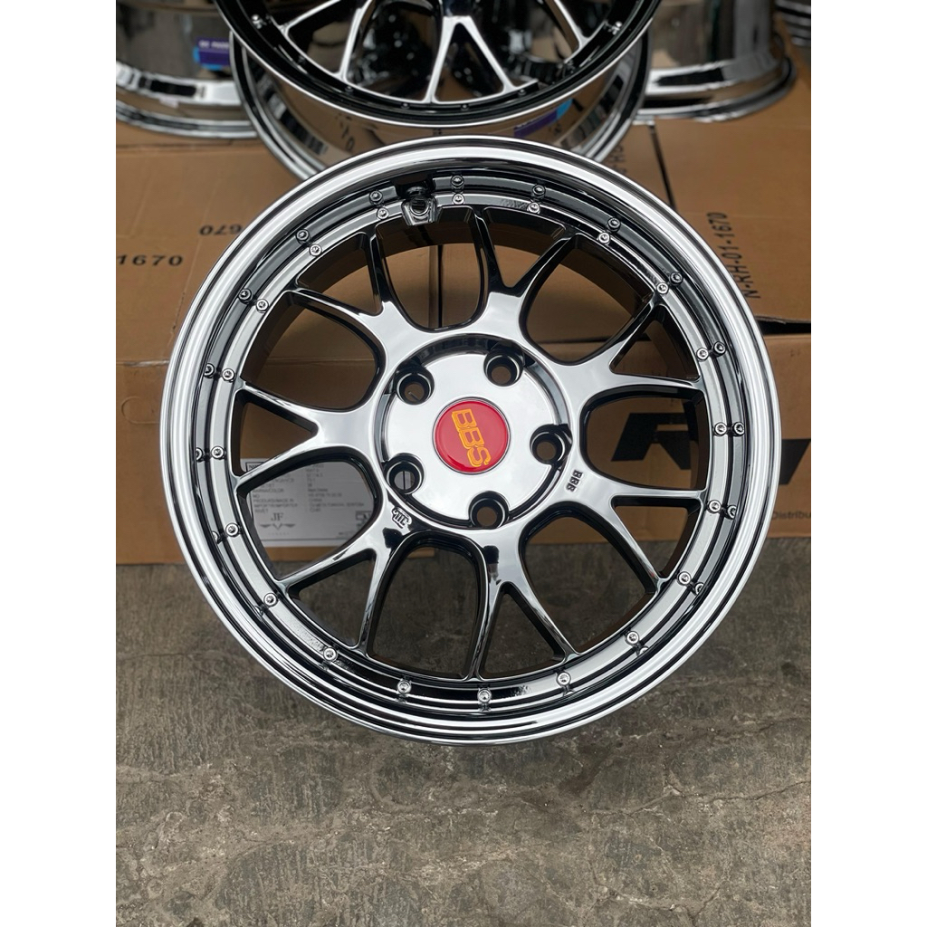BBS LMR ring 16 pcd 5x114 black crom baru