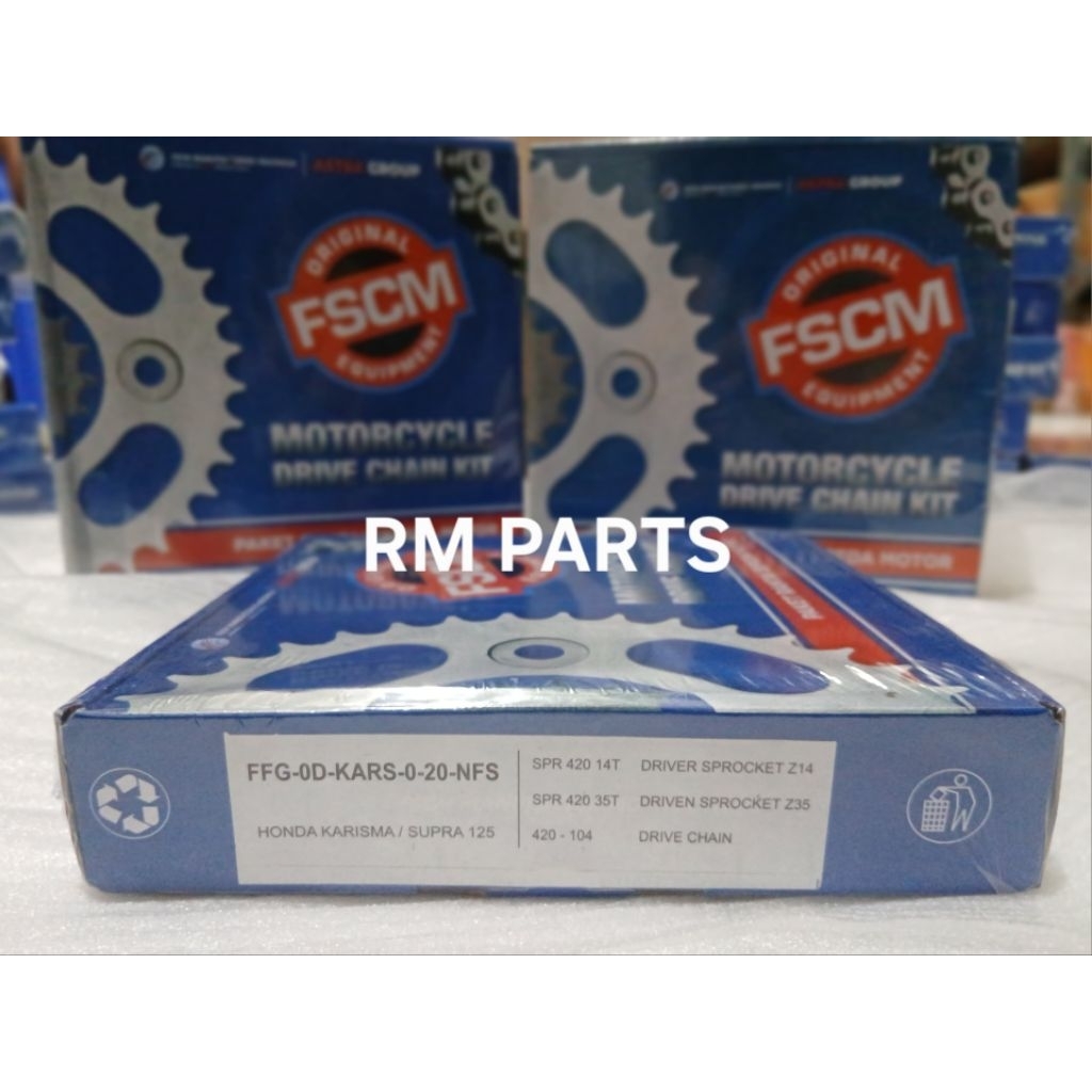FSCM Gear Set Supra X 125 / Karisma