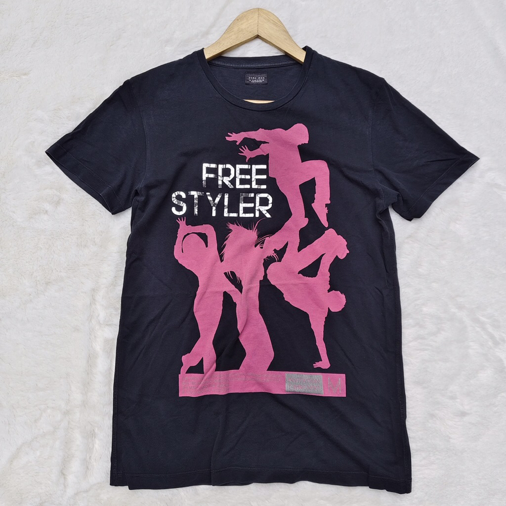 Kaos Zara Man T-shirt Zara man Free Style