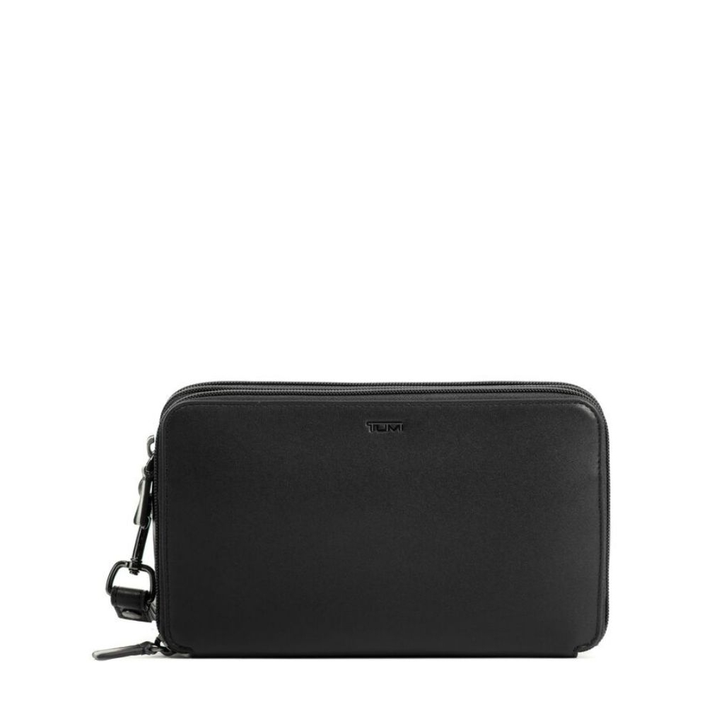 TUMI NASSAU Triple Zip Clutch