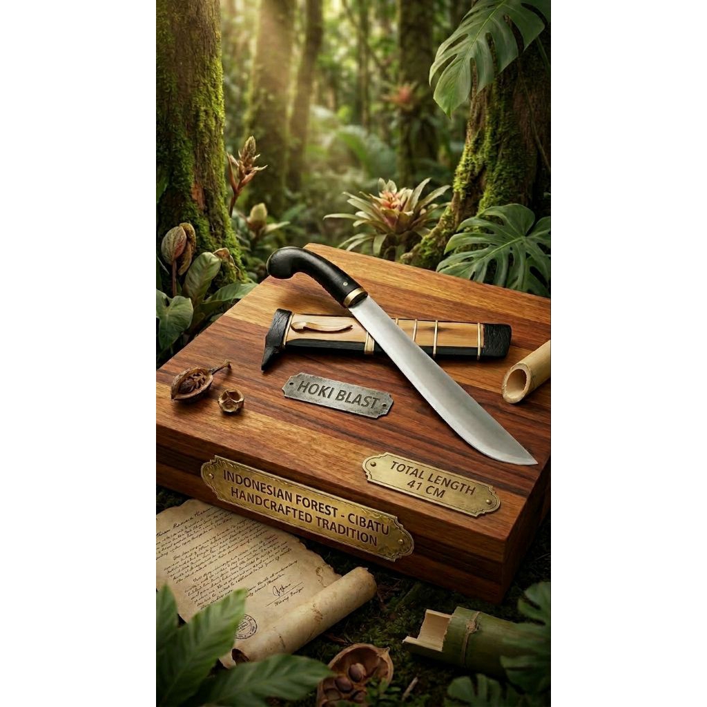 alat outdoor GOLOK POLET CIBATU ASLI/GOLOK KEBUN /golok per sepuh