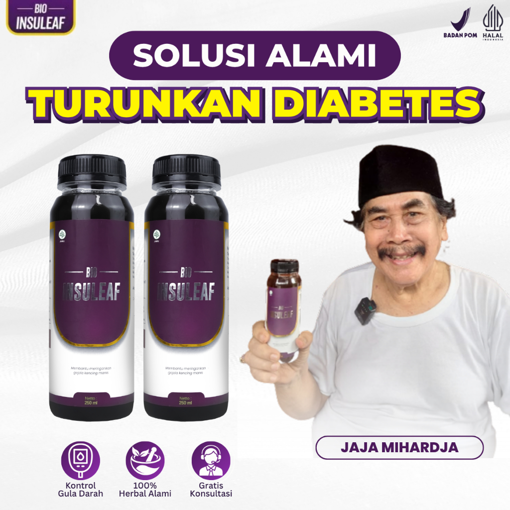 Bio Insuleaf Herbal Diabetes Original 2 Botol
