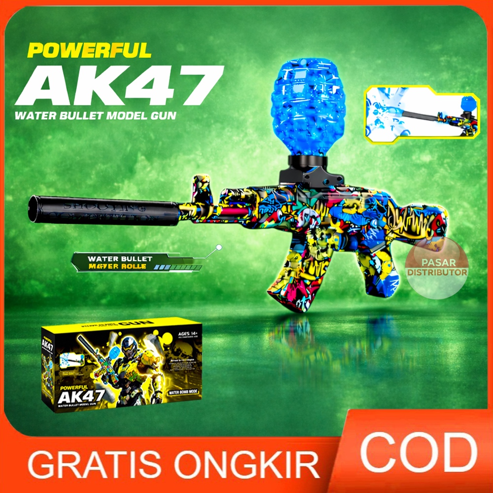 Pasar Distributor TIME OF BATTLE AK47 TGS-033 Mainan Tembakan Anak Water Bubble Shooter Toy