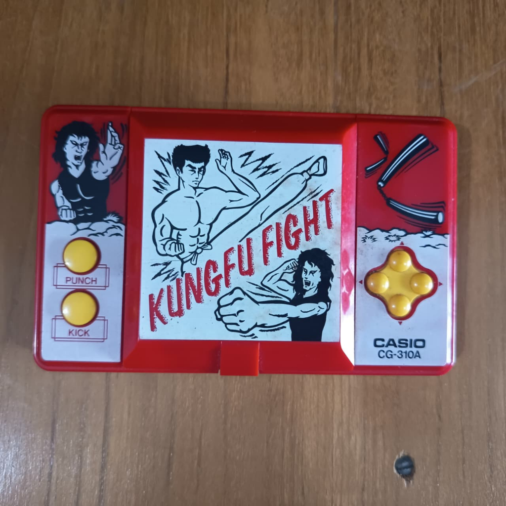 GAME JADUL GAMEBOT CASIO KUNG FU FIGHT HANDHELD GAME (CG-310A)