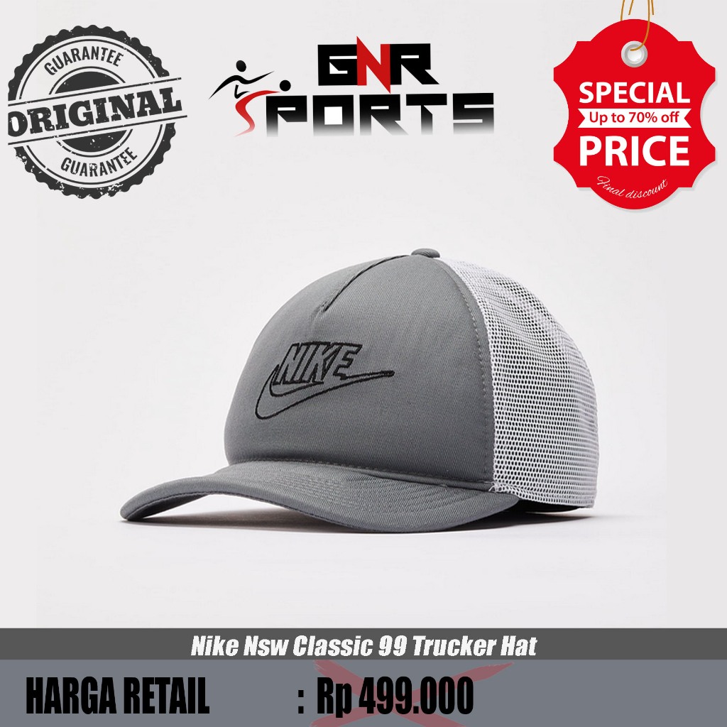 Topi Nike Nsw Classic 99 Trucker Hat Original 100%