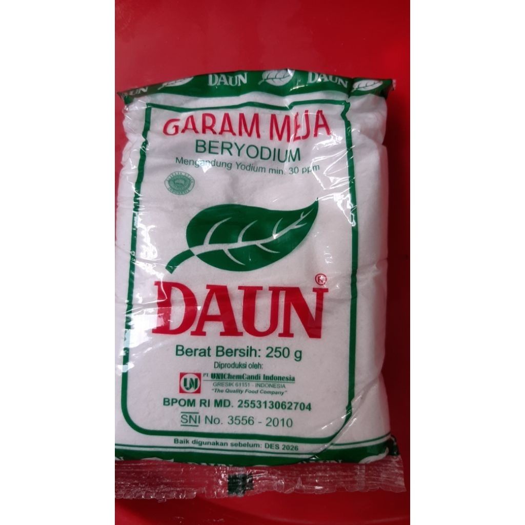 garam daun, garam meja cap daun, garam beryodium