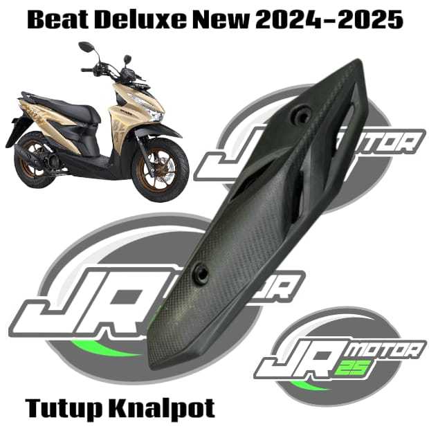 Tutup Knalpot / Cover Knalpot Honda Beat Deluxe Beat Street Tahun 2024 2025 / Body Kasar Beat
