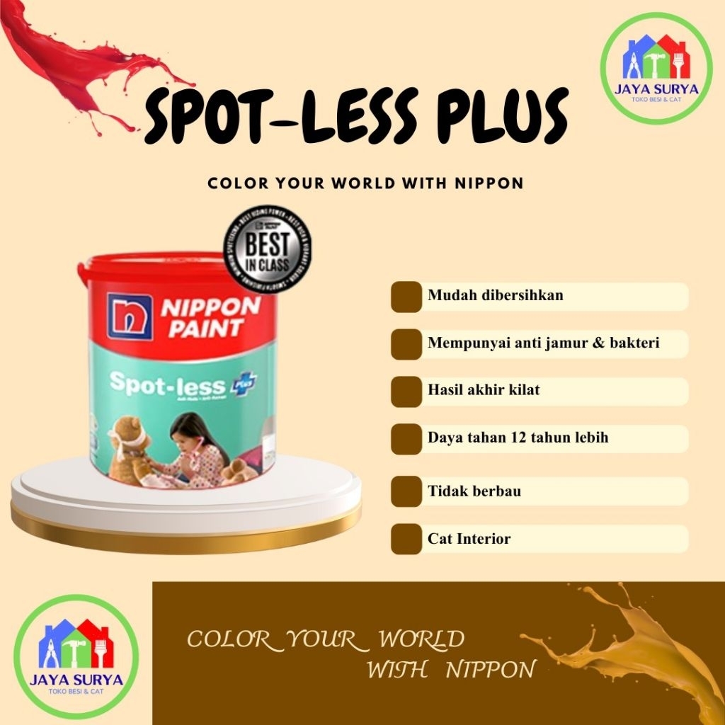 Nippon Paint Spotless plus 2.5L White