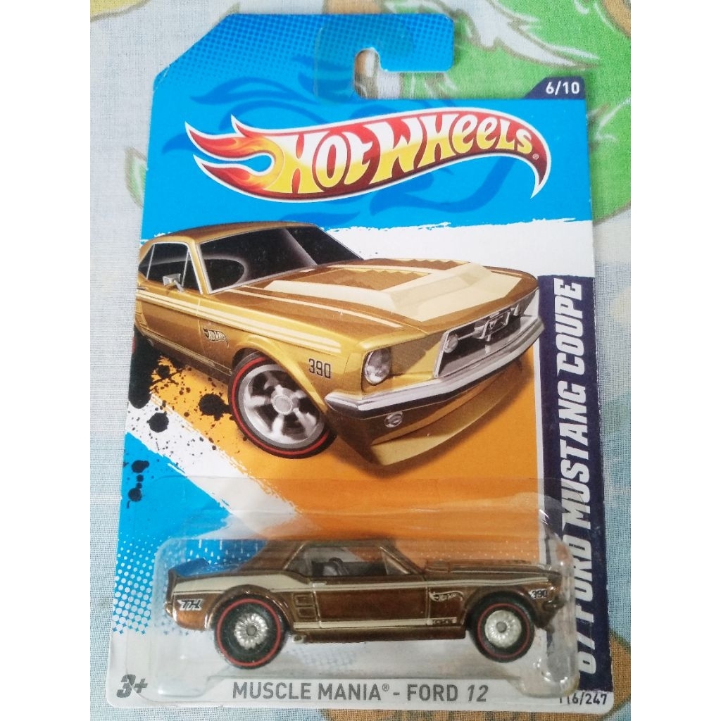 Hot Wheels 67 Ford Mustang Coupe - Super Treasure Hunt STH THS