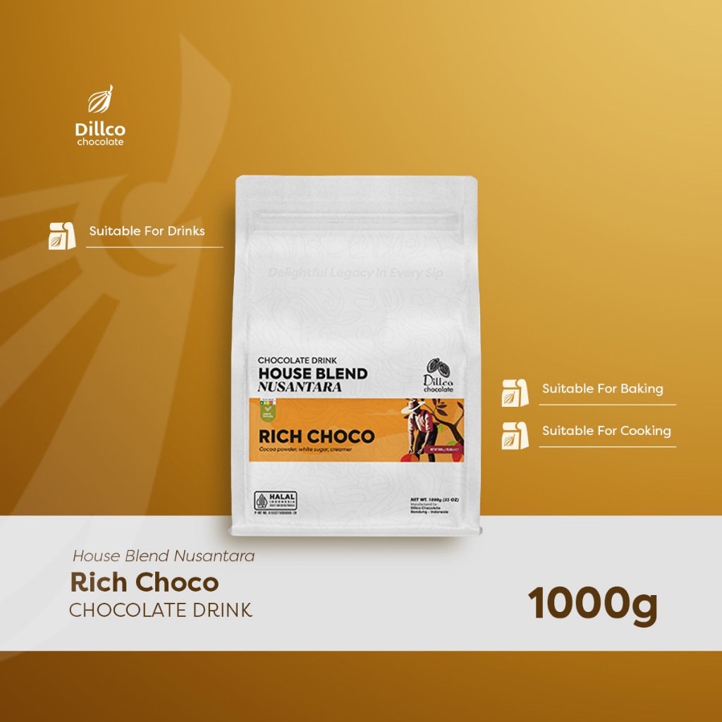 Dillco Chocolate RICH CHOCO - House Blend Nusantara Series 1 Kg