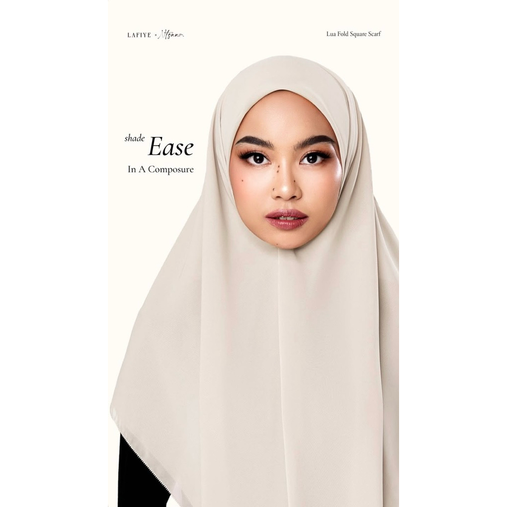 lua fold square scarf in ease lafiye x ntsana preloved
