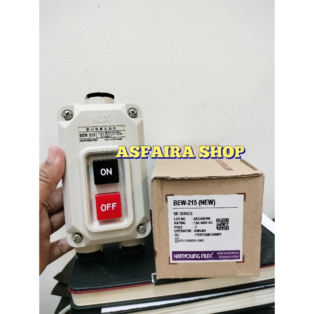 BEW-215 Power Push Button Hanyoung / Push Button On-Off
