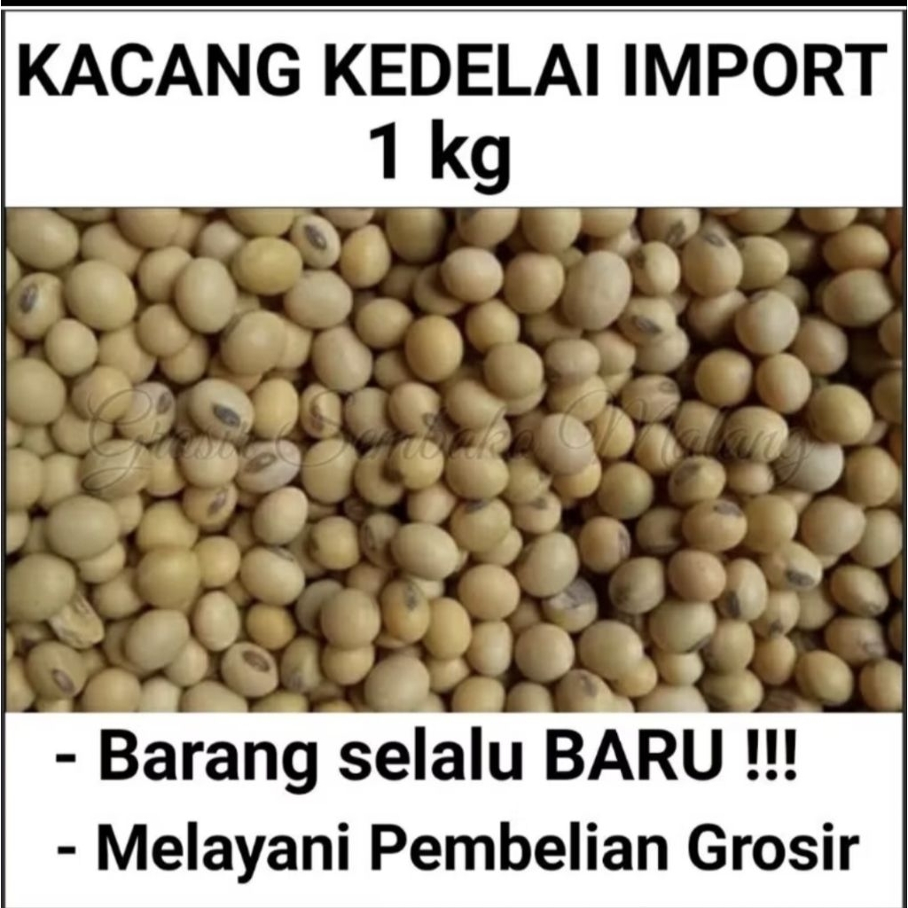 KACANG KEDELAI MENTAH 1kg / KACANG KEDELAI IMPORT ASLI 1kg