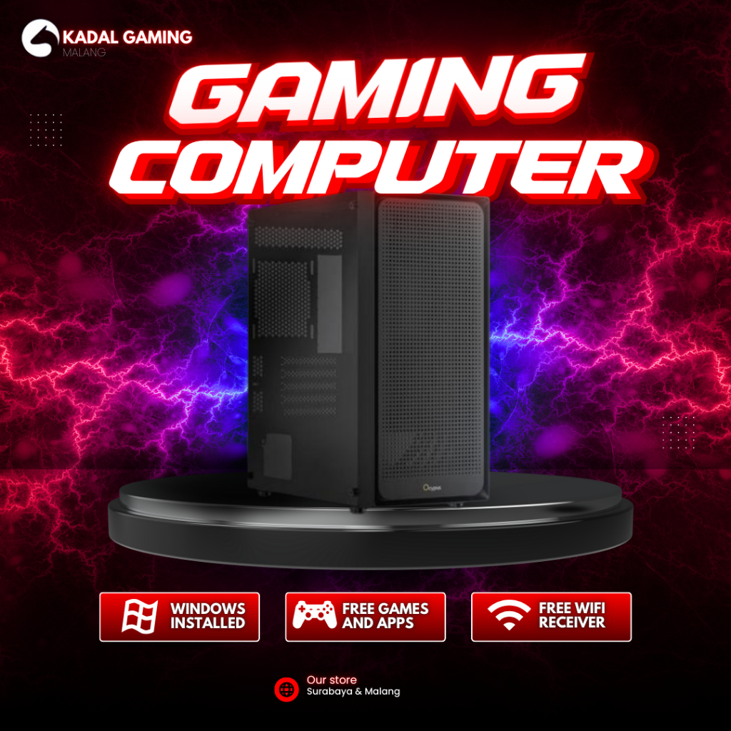 PC EMULATOR MULTITAB 50 TAB ANDROID RYZEN 7 5700 VGA RX 580 8GB RAM 64GB LIVESTREAMING GAMING EDITIN