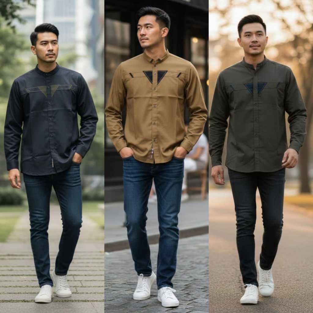 FAWWAZ KEMKO SYAQIR BORDIR IMTAQ / BAJU MUSLIM KOKO PRIA LENGAN PANJANG MURAH ORIGINAL PREMIUM
