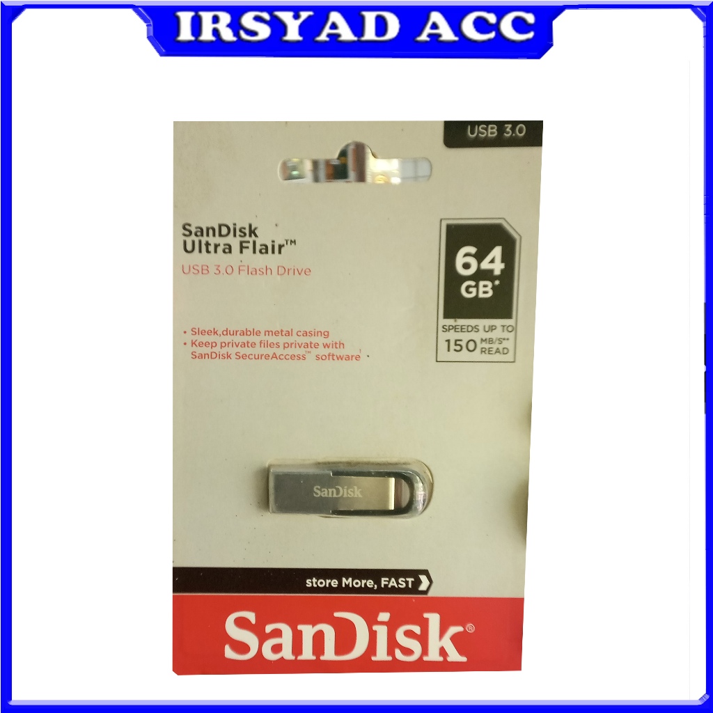 Flashdisk Sandisk 2GB/4GB/8GB/16GB/32GB/64GB Ultra Flair Sandisk