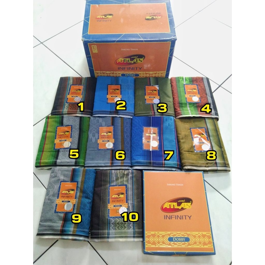 Sarung ATLAS Infinity Terbaru kemasan box