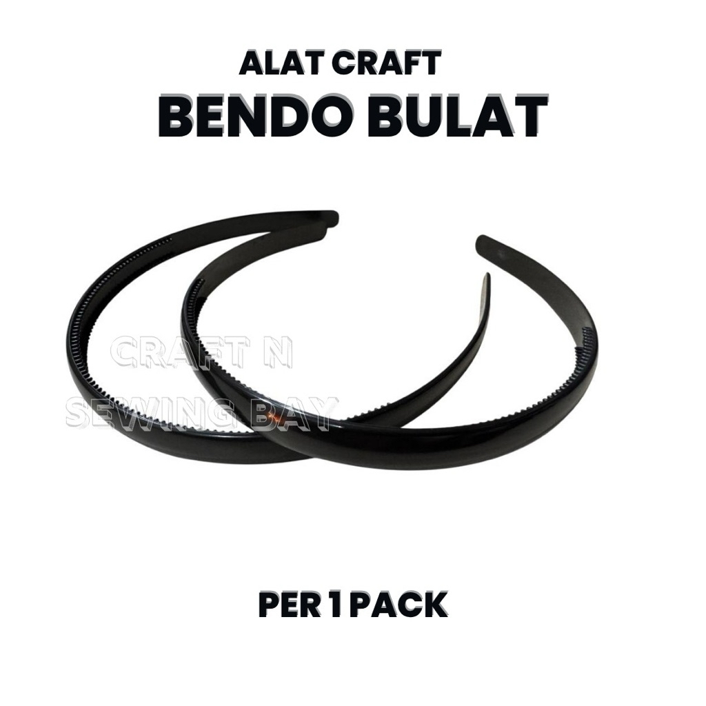 Bando Bulat Hitam/Bando cowok per lusin Grosir