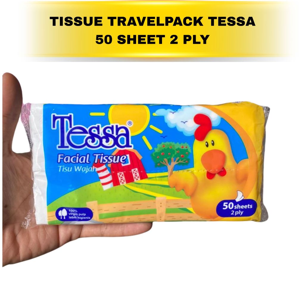 TISU TRAVELPACK TESSA 50 SHEET PAKET ECERAN