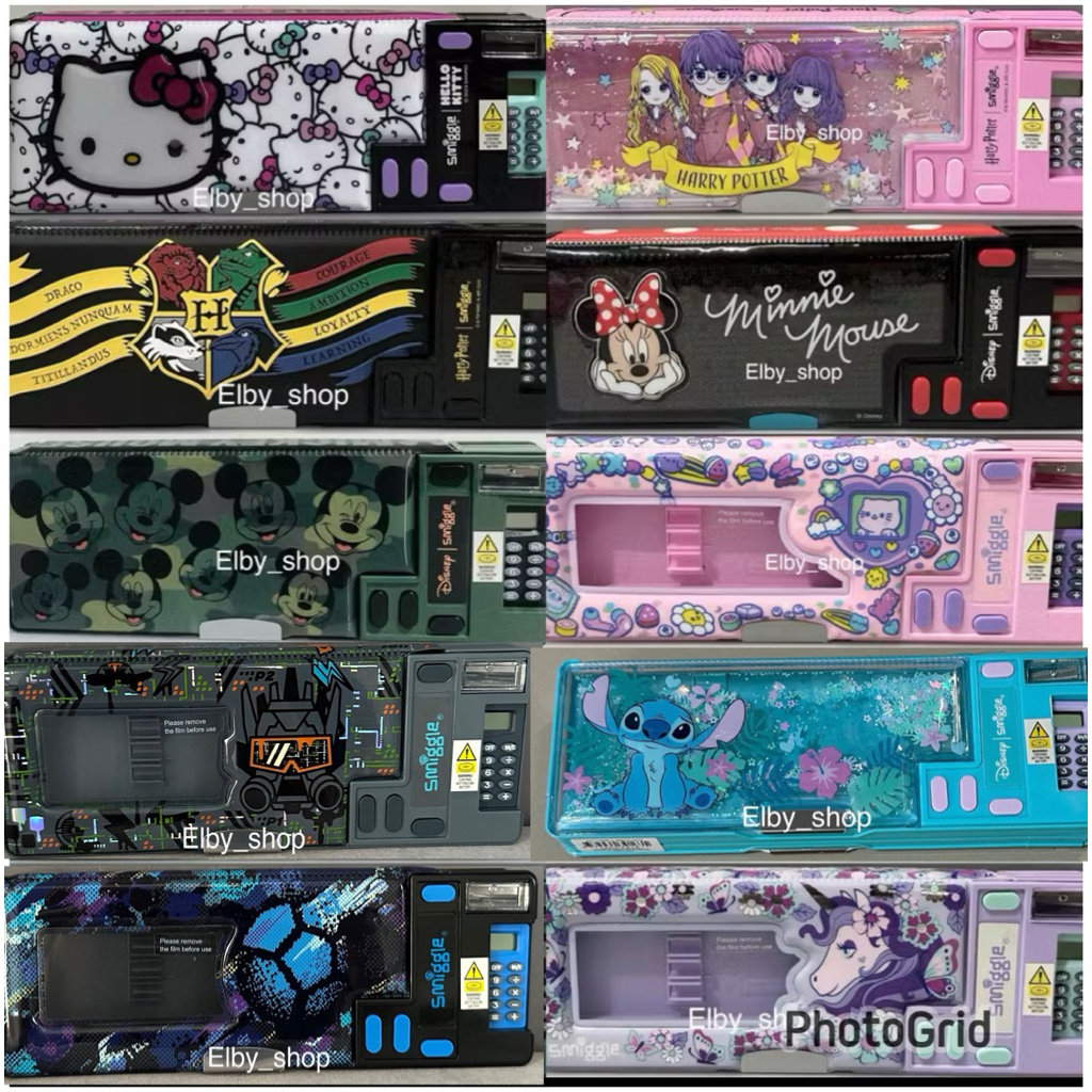 Ready Smiggle Pencil Case Pop out Kalkulator - ori store