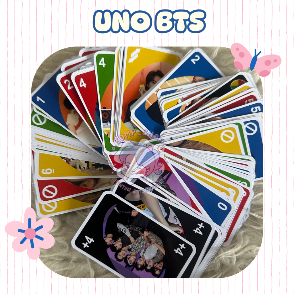 [108pc - Glossy] KARTU UNO CARD BTS