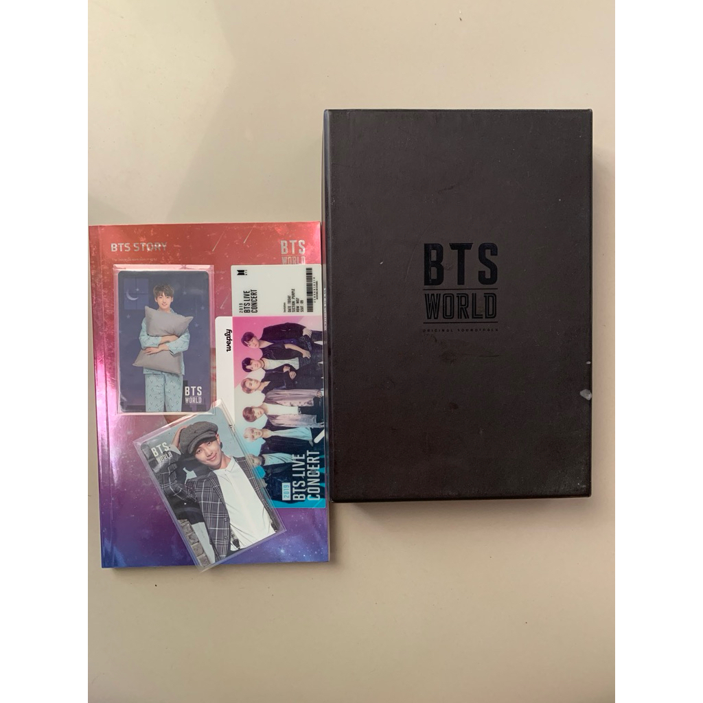 ALBUM BTS WORLD OST UNSEALED PHOTOCARD PC RM DOUBLE SIDED JUNGKOOK OFFICIAL