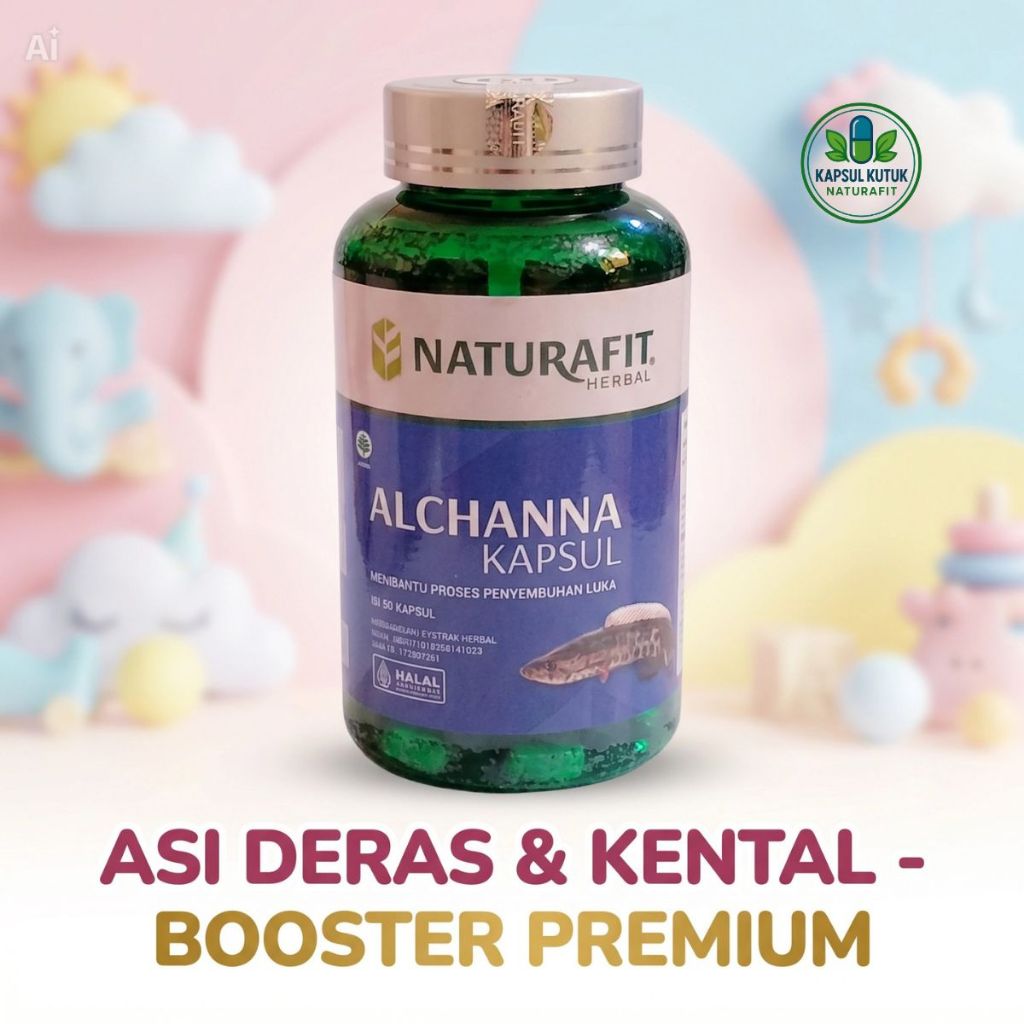 Kapsul Kutuk Premium Pelancar ASI Booster Ibu Menyusui & Vitamin Pasca Melahirkan Normal Sesar - Her