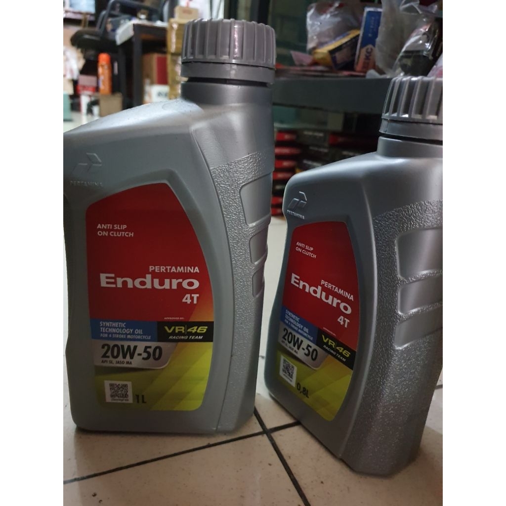 Oli Enduro 20W-50 & Enduro Racing 10w-40