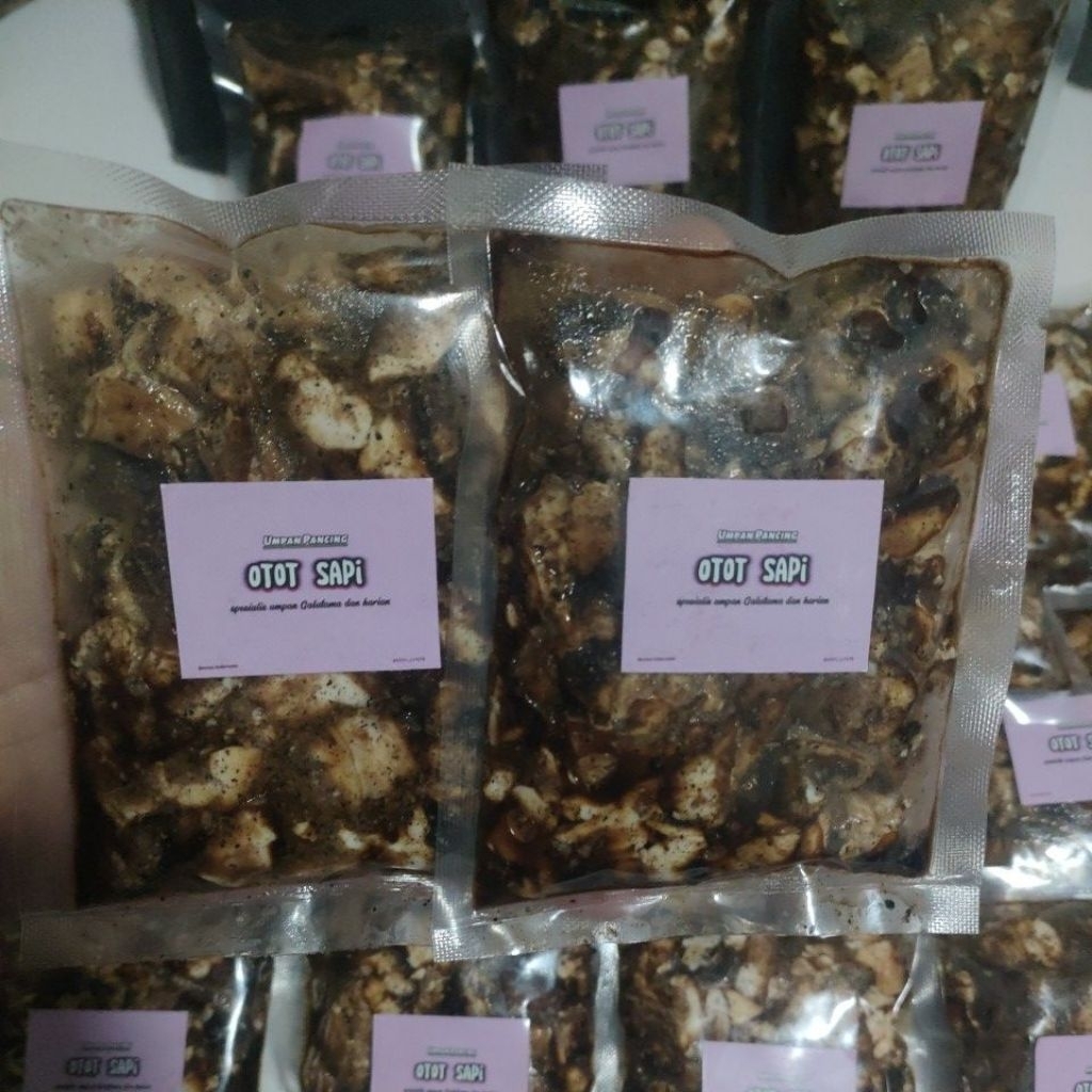 Umpan Otot Sapi Galatama Lele Dan Bawal 100gram