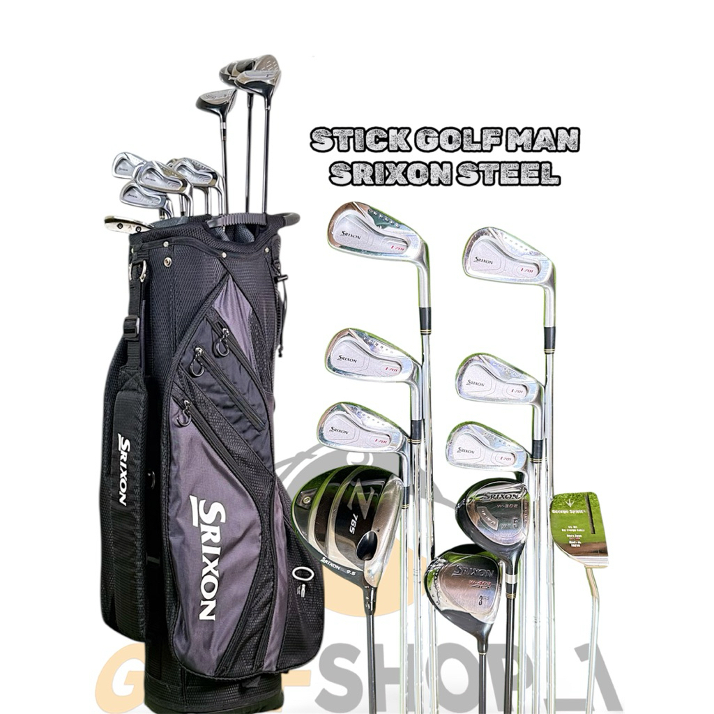 Stick Golf Man Srixon Golf Set Shaft Steel Fullset Bag Golf Second Original