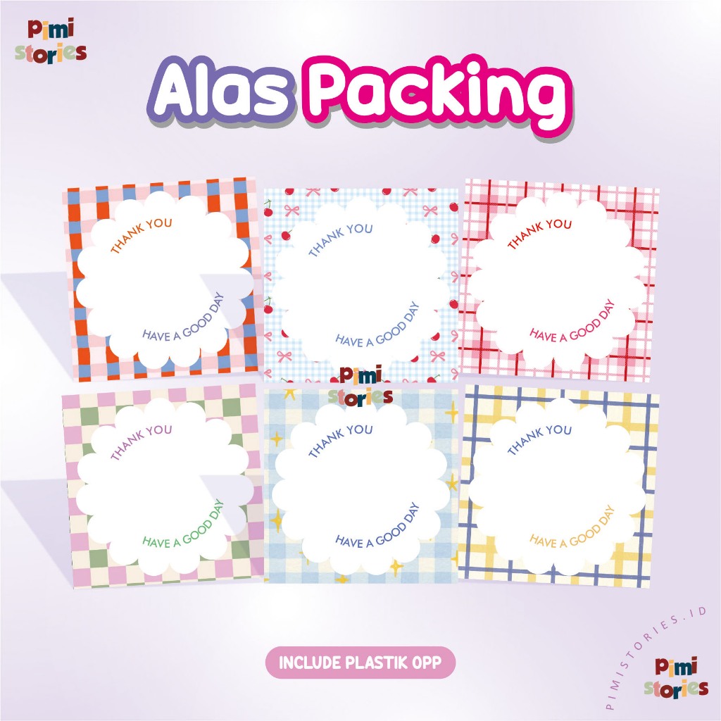 [INCLUDE PLASTIK] ALAS PACKAGING - KERTAS PACKING FREEBIES - COQUETTE - CINCIN GELANG - CUSTOM PACKA