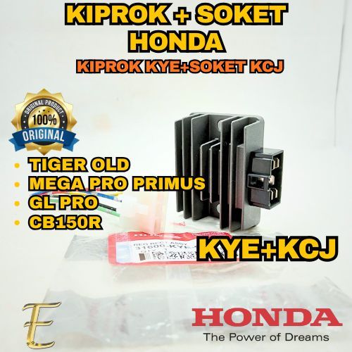 KIPROK(KYE)+SOKET(KCJ) ORIGINAL HONDA TIGER OLD  MEGA PRO PRIMUS  GLPRO CB150 R KUALITAS ASLI 100%