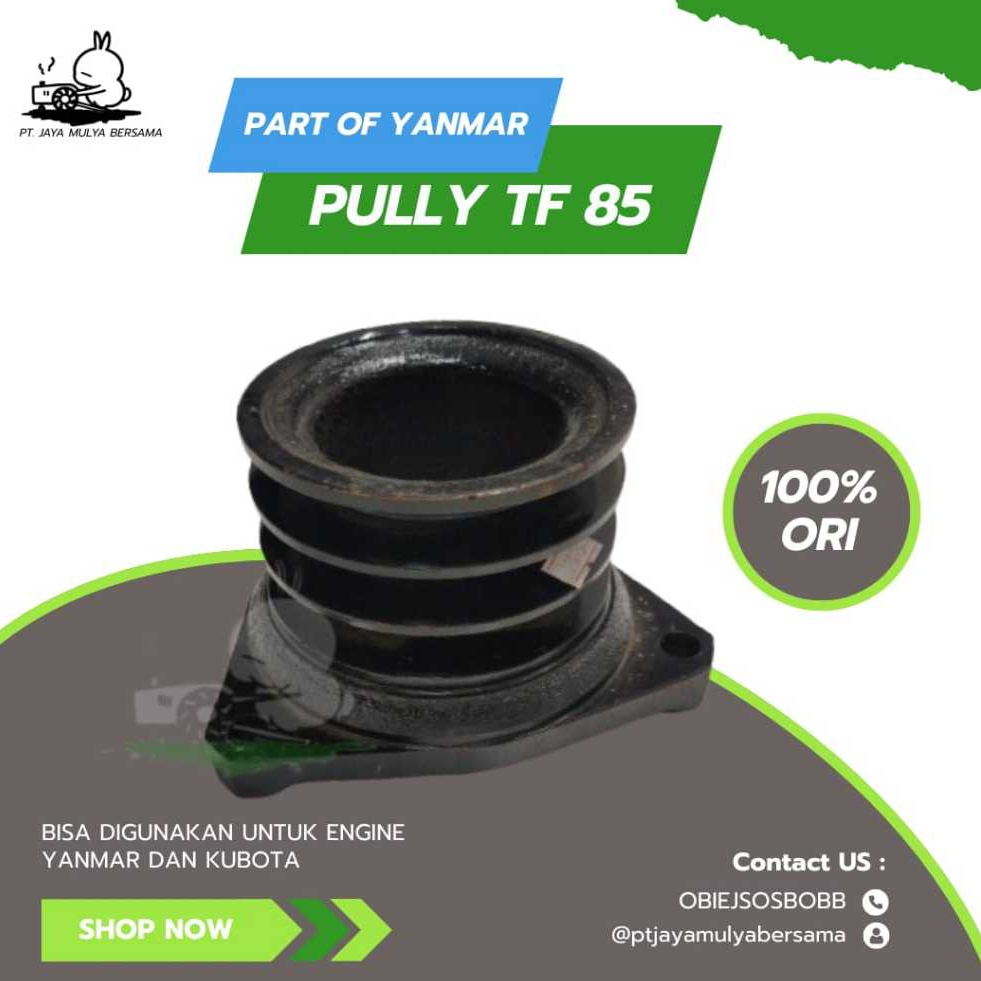 PULLY MESIN DIESEL YANMAR TF85 ORI
