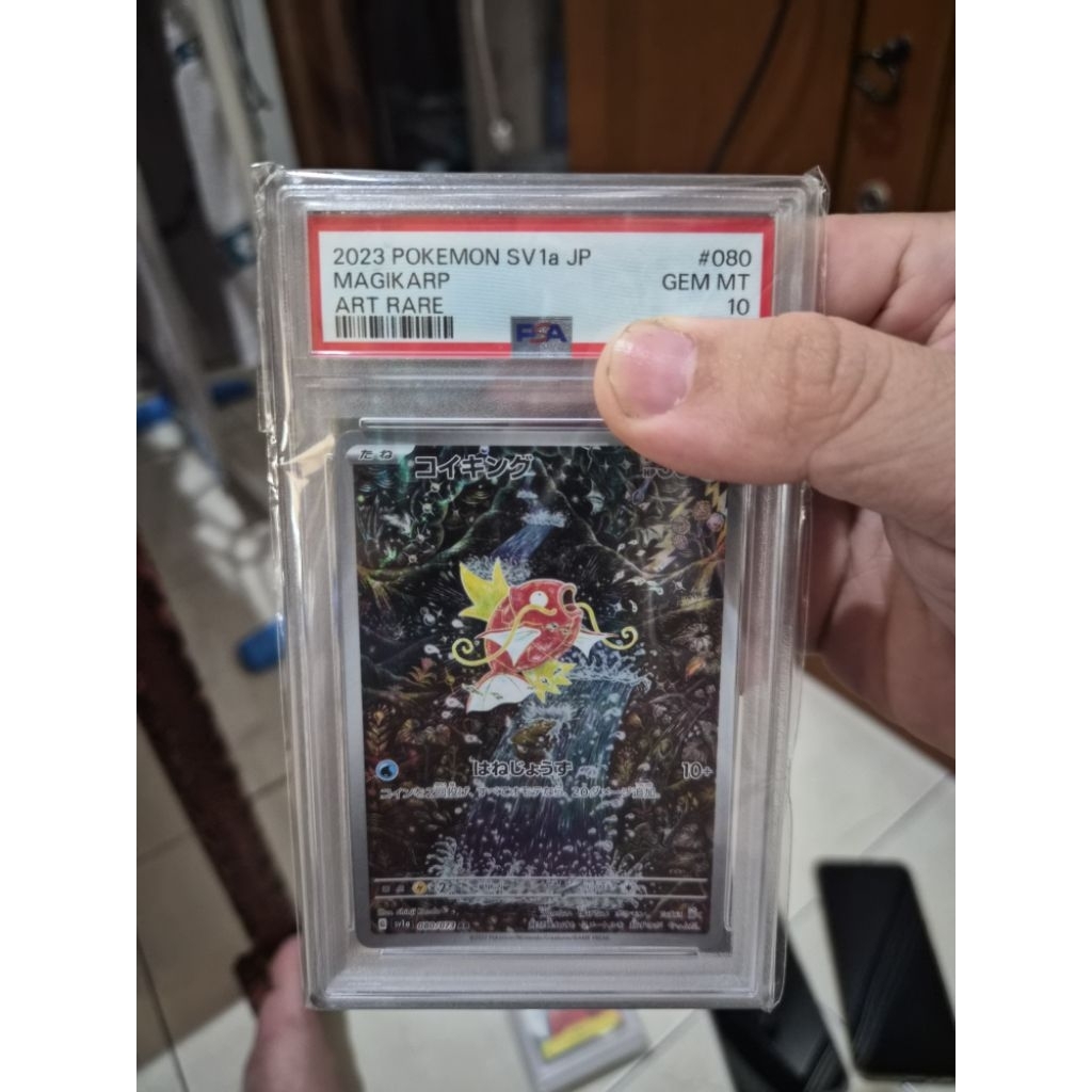 Kartu Pokemon Magikarp AR PSA 10