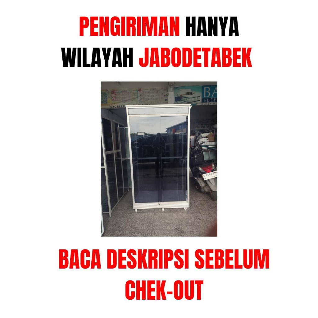 BACA DESKRIPSI / Lemari Baju Full Gantung / Lemari Baju Gantung / Lemari Baju Aluminium