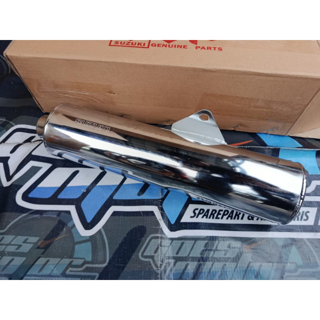 CILINCER KNALPOT / SILINCER SATRIA FU150 TIPE CBU / CKD KODE 25G00 ORIGINAL SGP 100%