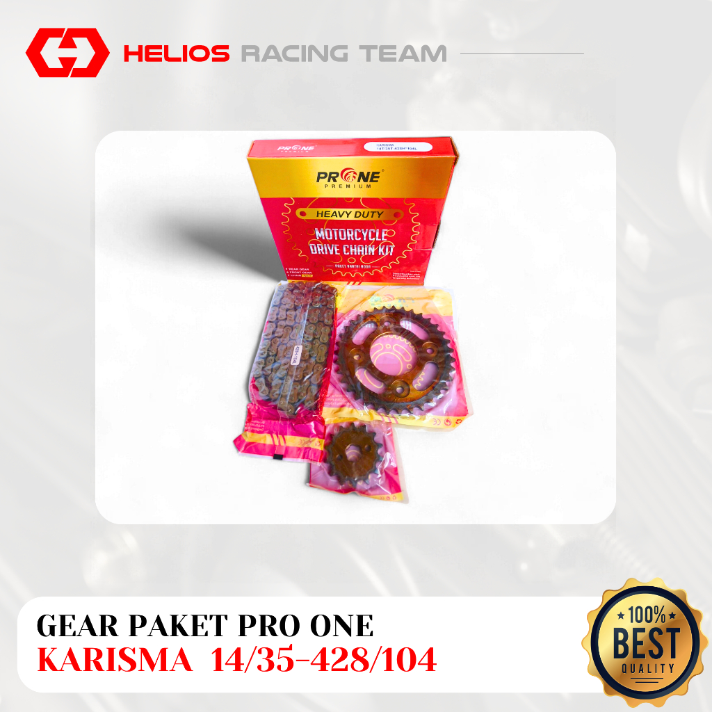 Gear Paket Pro 1 Premium Karisma (13 35T 428H-104) Gir Set