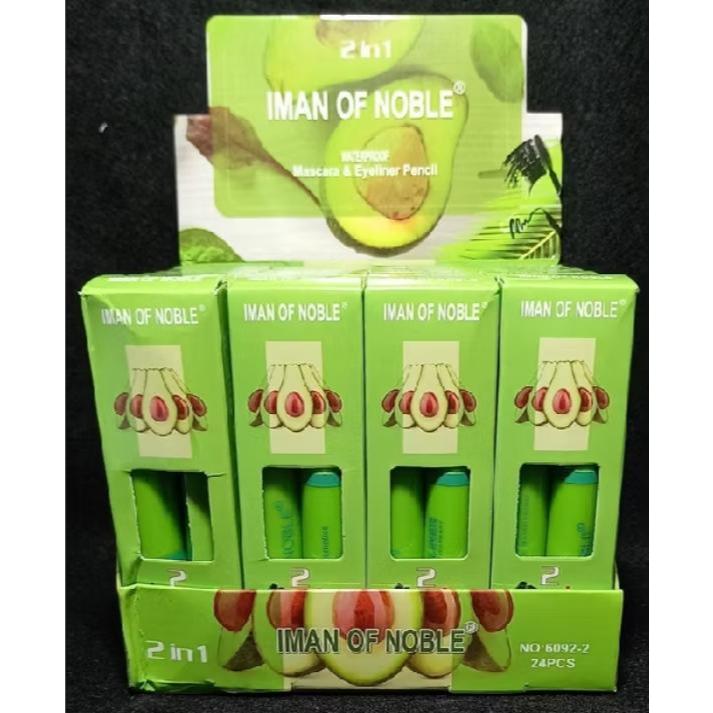 ECER MASCARA 2 IN 1 EYELINER IMAN OF NOBLE AVOCADO  6092