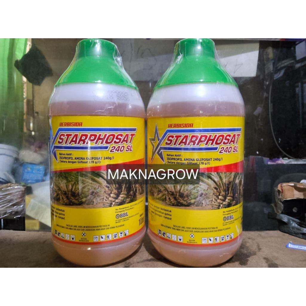 Herbisida sistemik STARPHOSAT 240 SL Racun rumput 1 liter