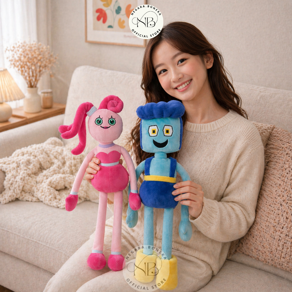 Boneka Mommy Daddy Pink SpiderDoll Blue Daddy Mommy Long Legs Doll Gifts For Children