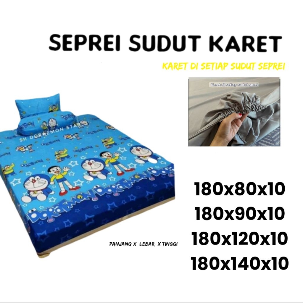 seprei sudut karet uk 180x80x10,180x90x10,180x120x10,180x140x10
